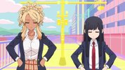 美食广场里的女高中生们在说啥