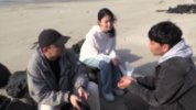在水中