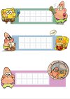 网红硬笔书法作品纸模板